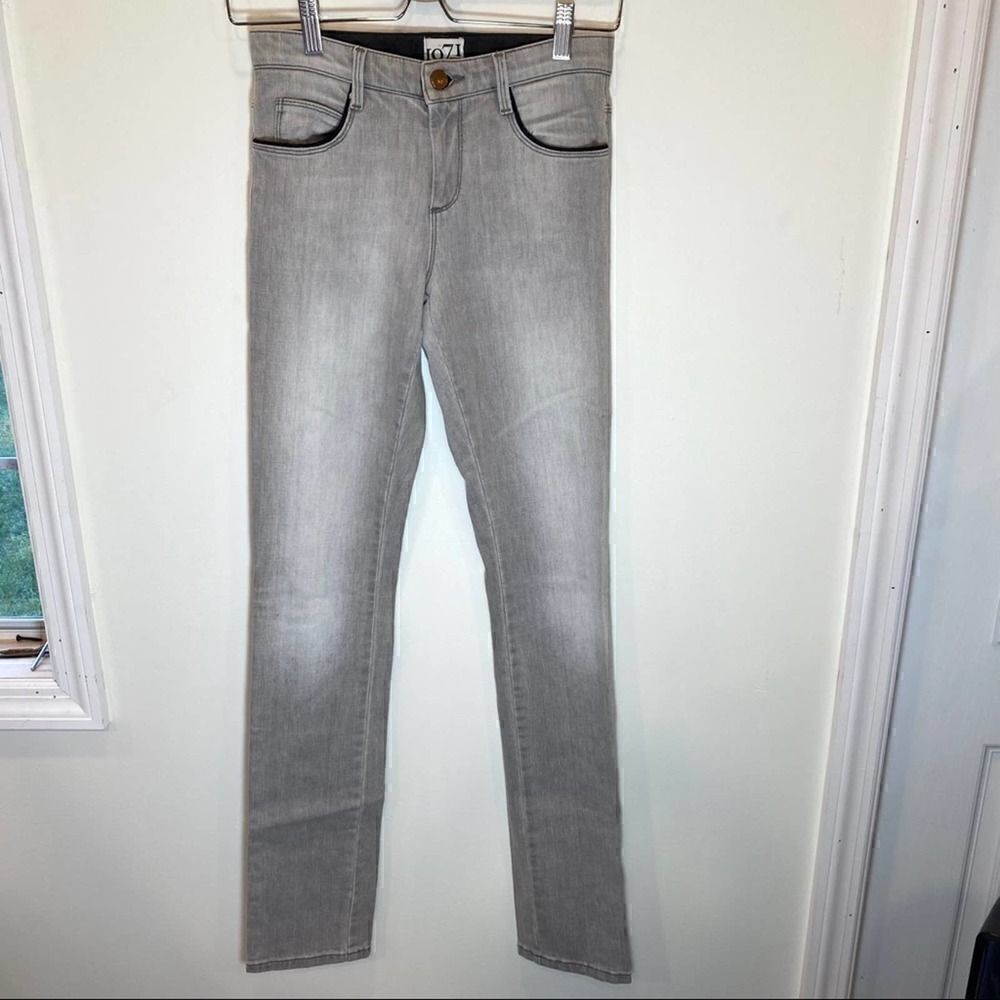 Reiss 1971 Patti straight leg gray jeans size 0‎